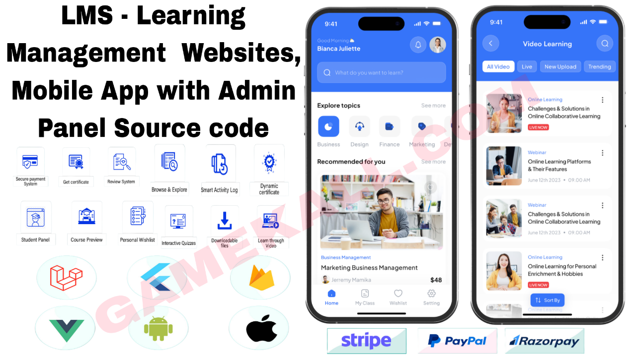 LMS  Complete Learning Management   full source code