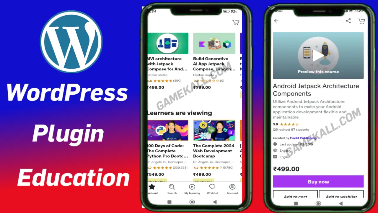 Education wordpress plugin