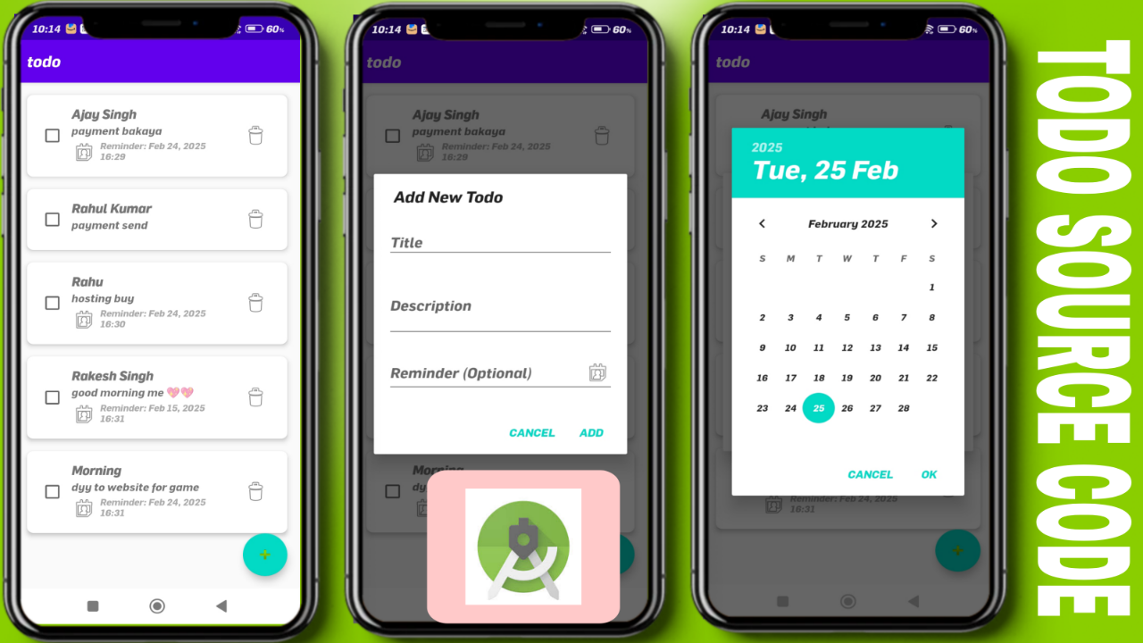 Todo Android source code