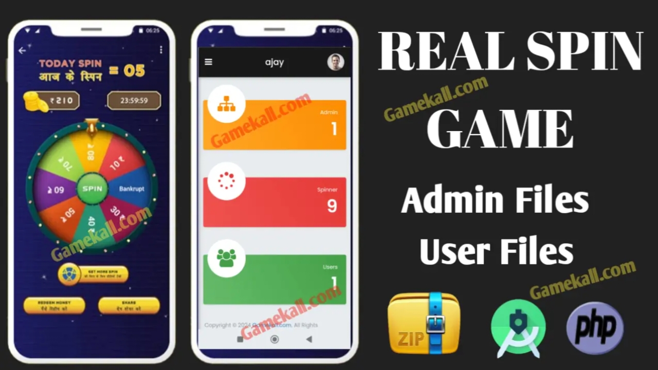 N.109 - Real Spin Game Admin Files User Files